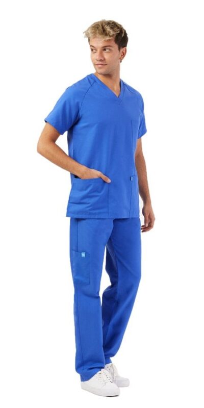 Koton Basıc - Erkek Likralı Scrubs Üniforma Takımı