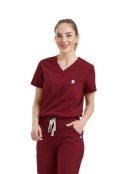 Dynamic Jogger - Kadın Likralı Scrubs Üniforma Üst