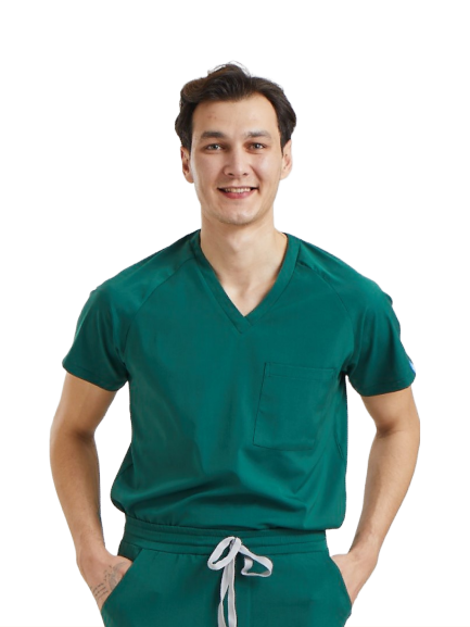 Dynamic Jogger - Erkek Likralı Scrubs Üniforma Üst - Görsel 5